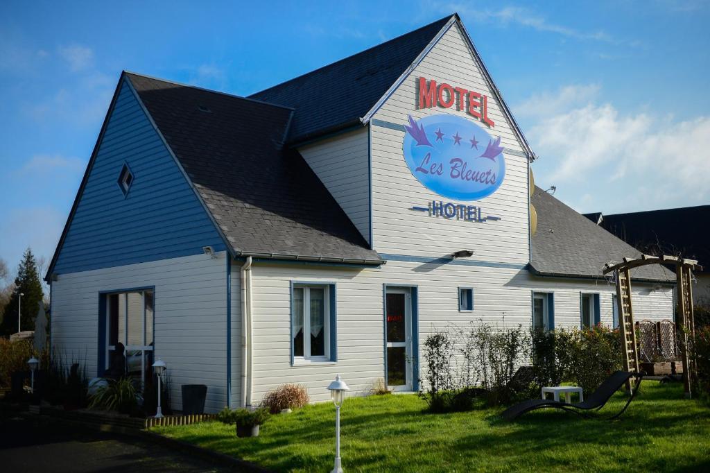 Contact Hotel - Motel Les Bleuets Honfleur Exterior foto