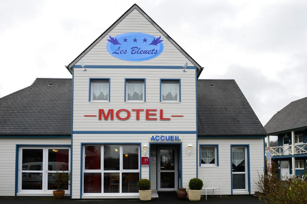 Contact Hotel - Motel Les Bleuets Honfleur Exterior foto